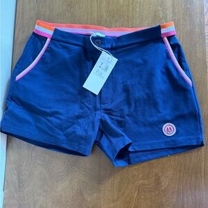 Maggia Gerulaitis Men’s XL Navy Tennis Shorts Retro Sport